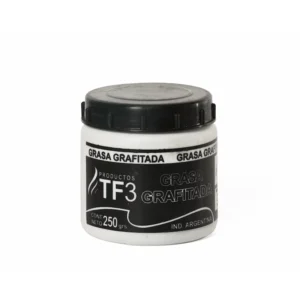 Grasa Grafitada TF3 con grafito en polvo, alta adherencia y extrema presión industrial.