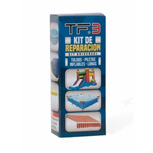Kit de Reparación de Piletas TF3 universal para lona, inflables y juguetes.