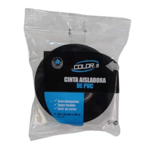 Cinta Aisladora de PVC TF3 (la más alta calidad) autoextinguible para trabajos eléctricos.